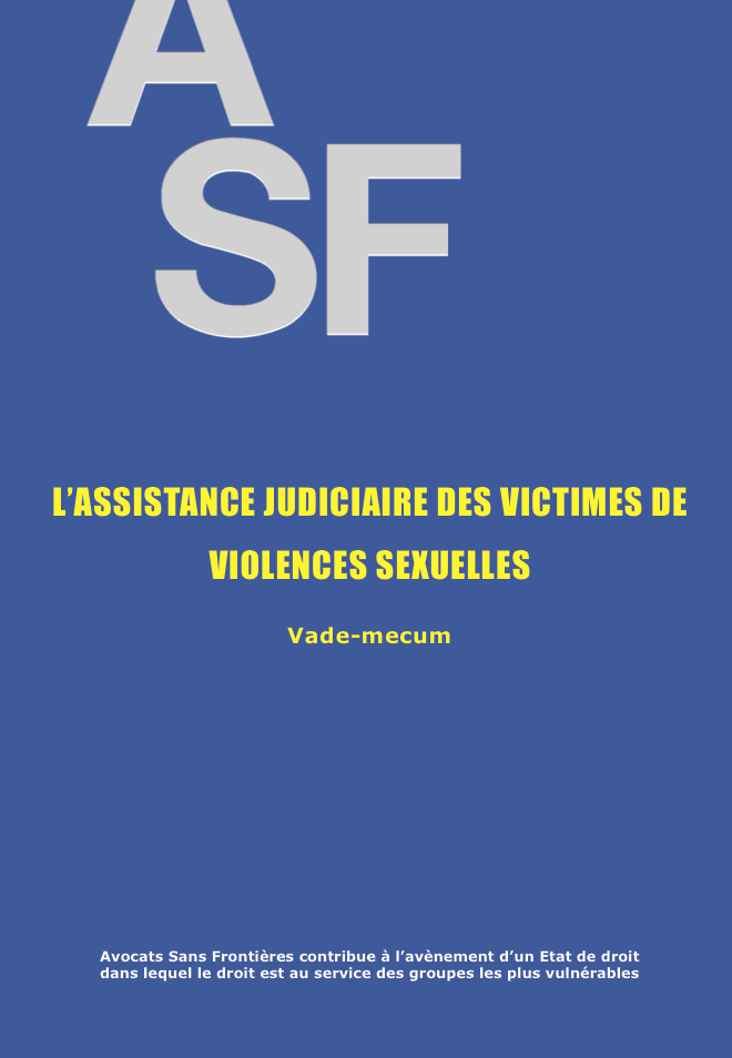 DRC: L’assistance judiciaire des victimes de violences sexuelles: vade-mecum (2010)