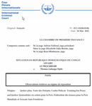 Amicus curiae dans l’affaire Lubanga (réparations)