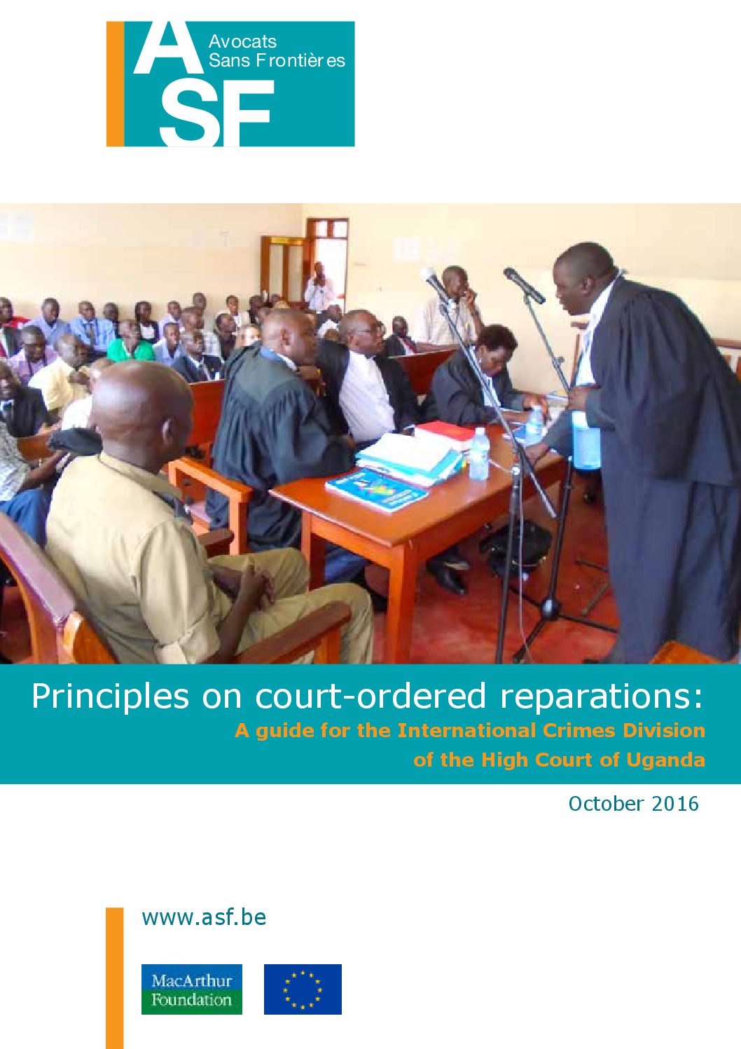 Report – Principles on court-ordered reparations: A guide for the International Crimes Division of the High Court of Uganda