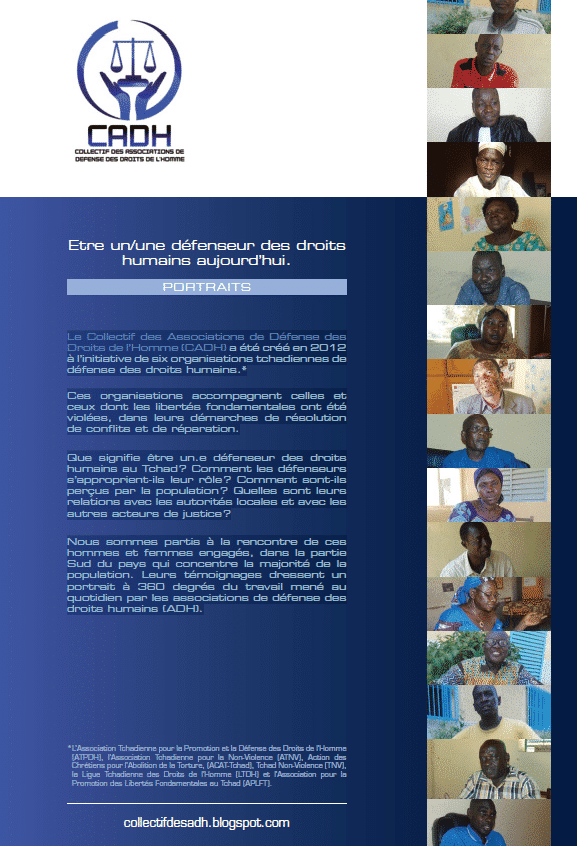 (French) Study – Being a human rights defender in Chad today. Portraits
