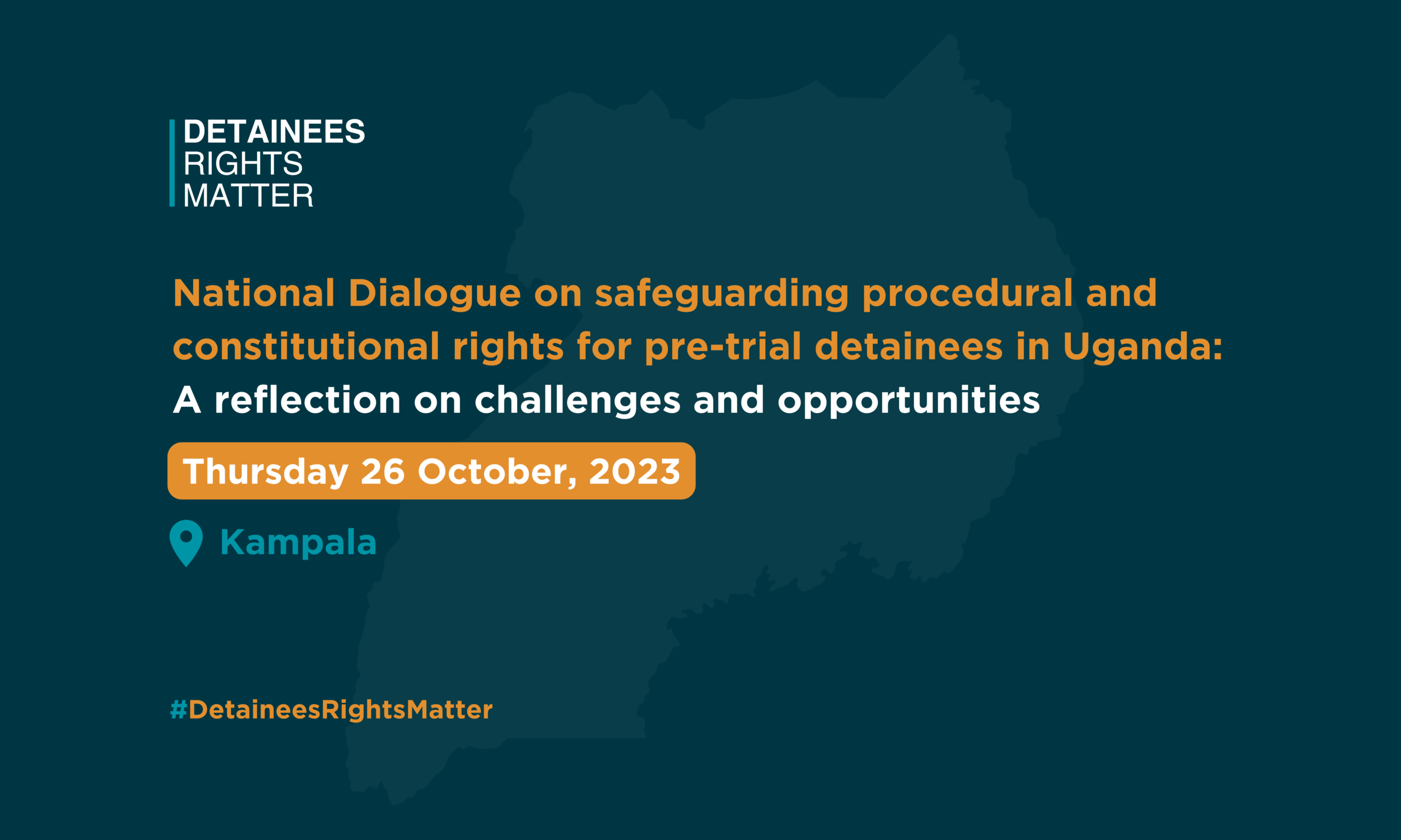 Nationale dialoog over het waarborgen van procedurele en grondwettelijke rechten voor gedetineerden in voorlopige hechtenis in Oeganda: Stilstaan bij de uitdagingen en de kansen