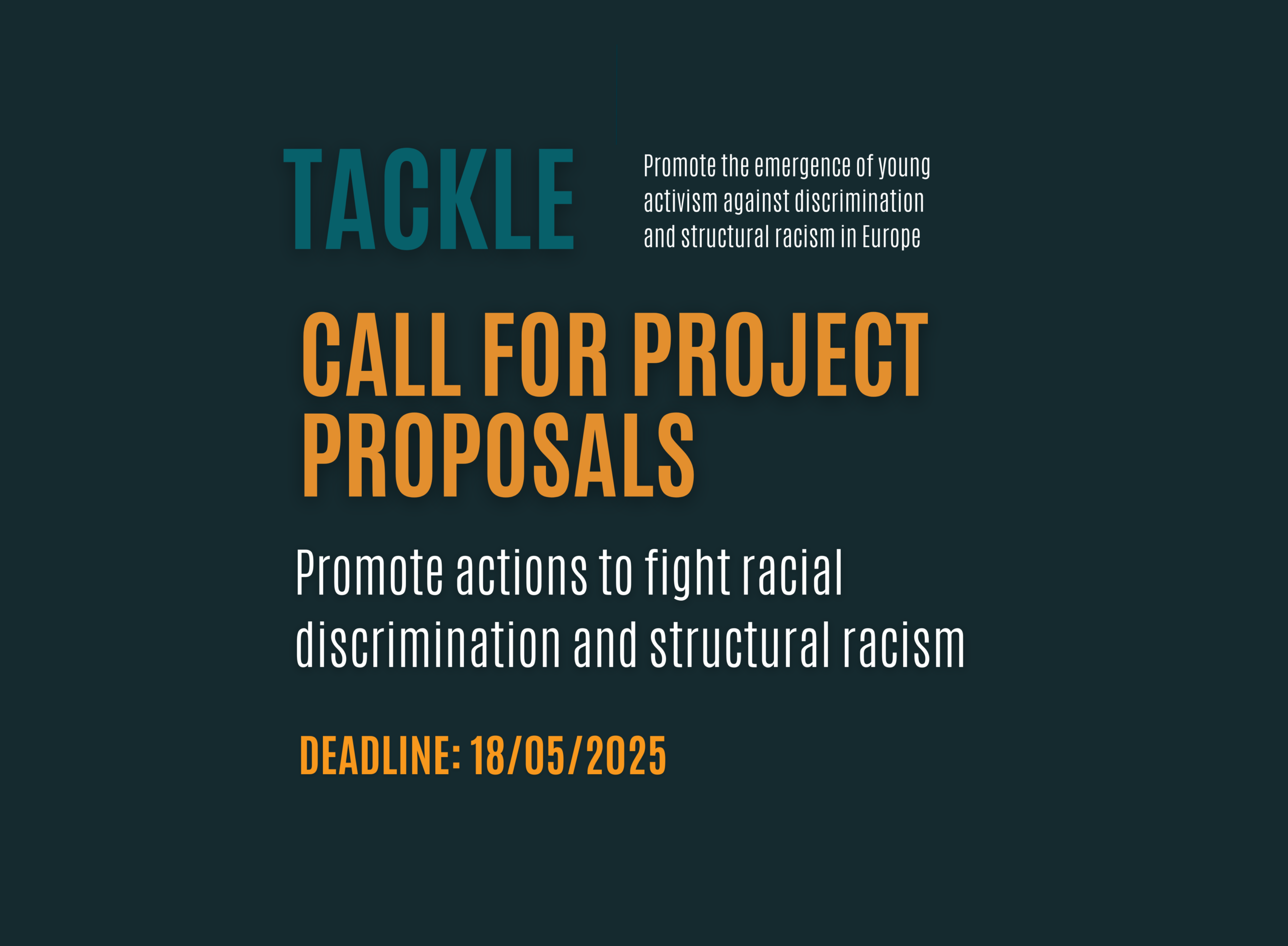 Call for project proposals: Promoting actions to fight racial discrimination and structural racism