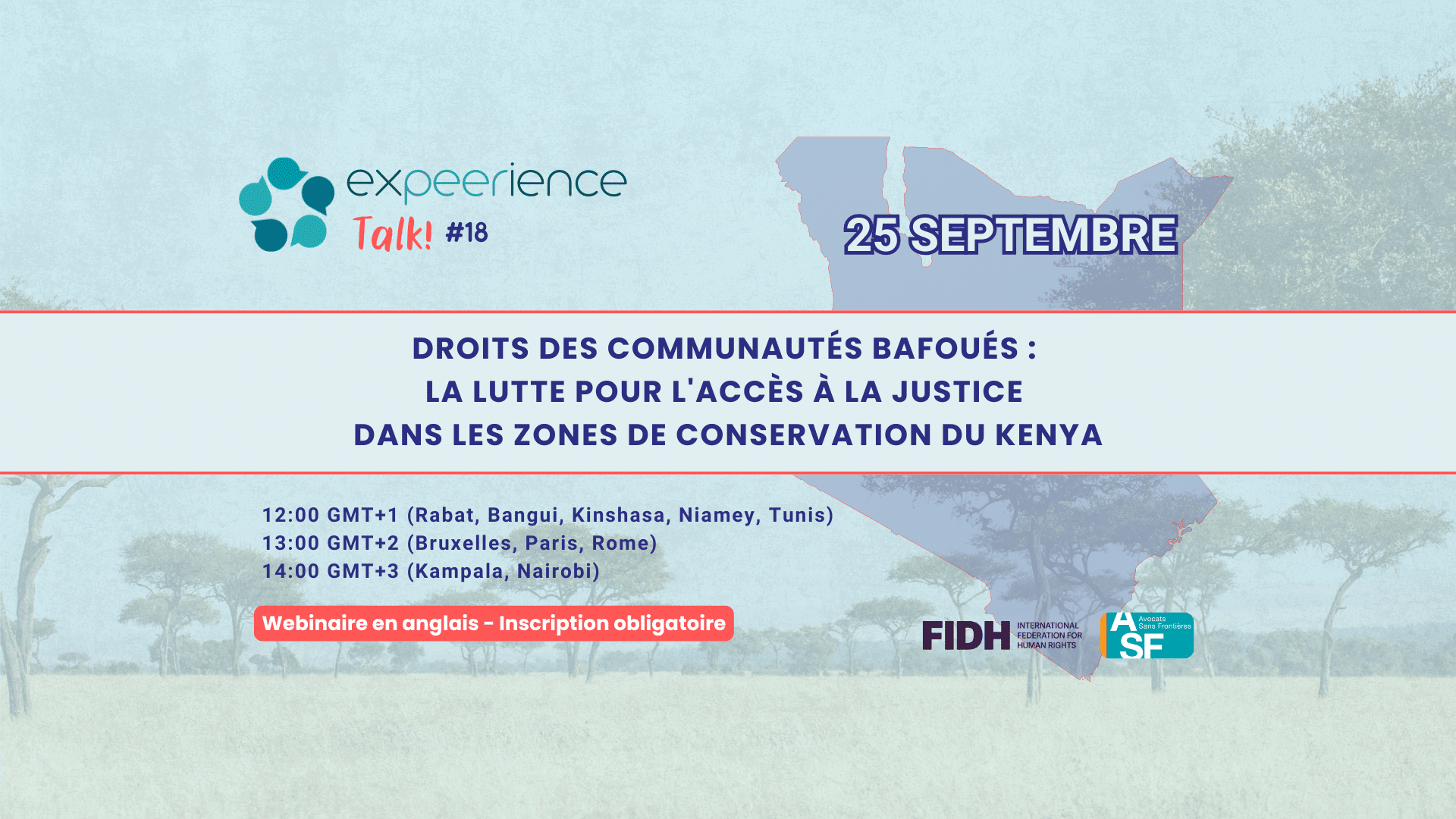 ExPEERience Talk 18 – Droits des communautés bafoués : la lutte pour l’accès à la justice dans les zones de conservation du Kenya